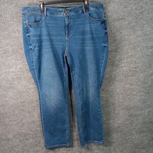 Talbots Petites Jeans Denim Five-Pocket Coin Pocket Straight City Bohemian Style